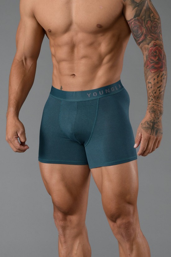 Bragas Youngla 703 Goat Briefs 3 Pack Hombre Azul Marino Gris Negras | AQUWPVZ-13