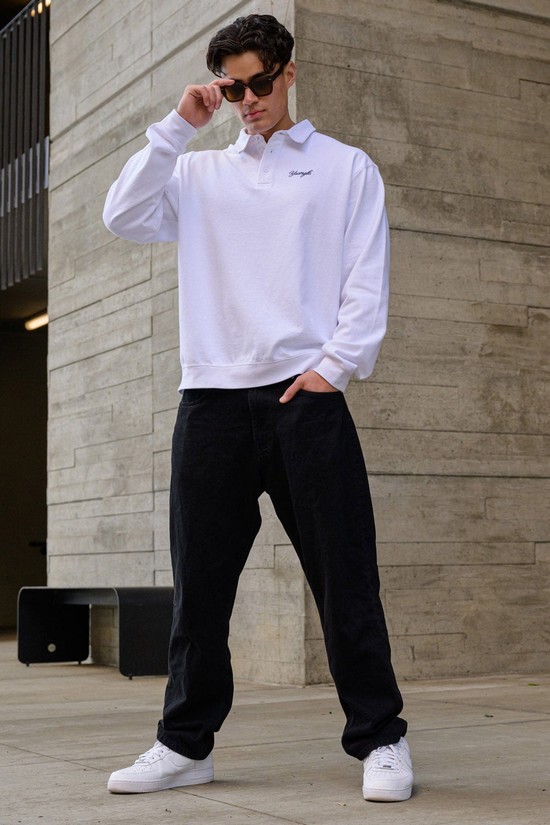 Camisa Polo Youngla 517 The Modern Hombre Blancas | JVARNWF-97