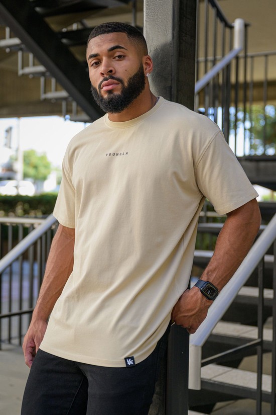 Camisas Youngla 401 Essential Jacked Hombre Beige | IOPJCBK-58