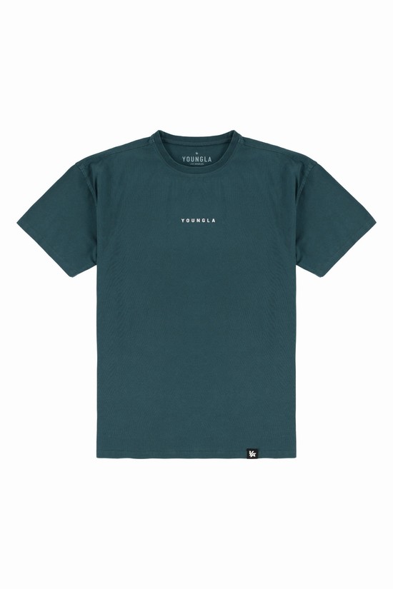 Camisas Youngla 401 Essential Jacked Hombre Verde | SVPXAQL-23