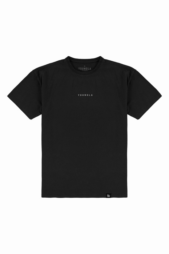 Camisas Youngla 401 Essential Jacked Hombre Negras | UCQVNHD-43