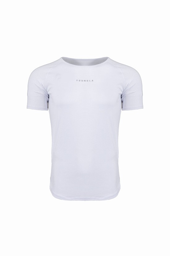 Camisas Youngla 403 Elite Hombre Blancas | SIMALUW-38