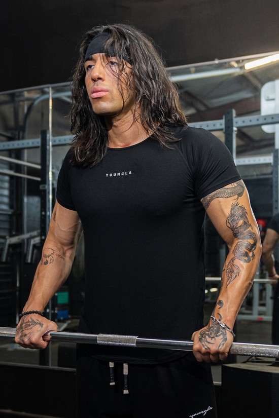 Camisas Youngla 403 Elite Hombre Negras | NGQXKPJ-73