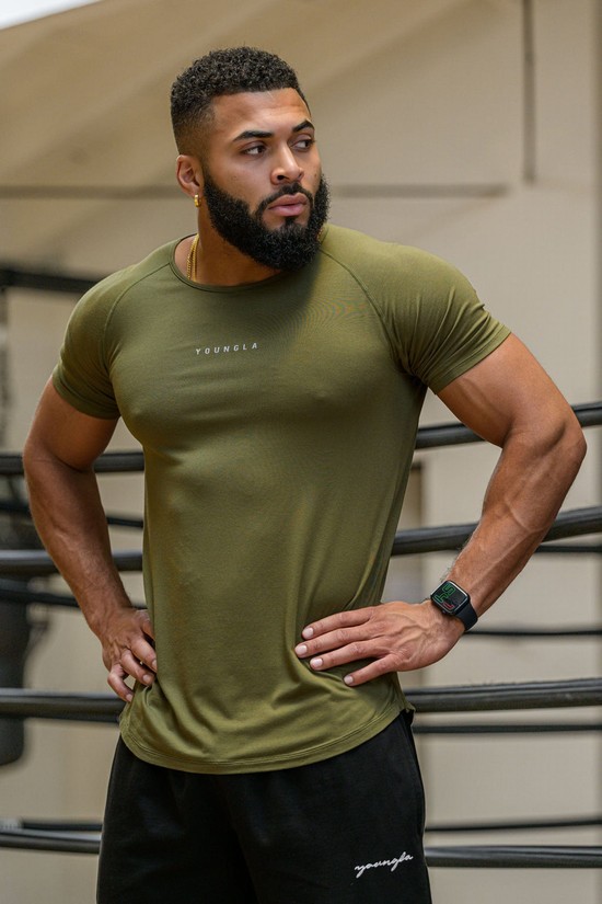 Camisas Youngla 403 Elite Hombre Verde | DUBRXOW-71