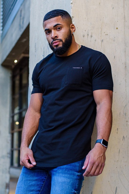 Camisas Youngla 406 Perfect Pocket Hombre Negras | KXSDBFI-09