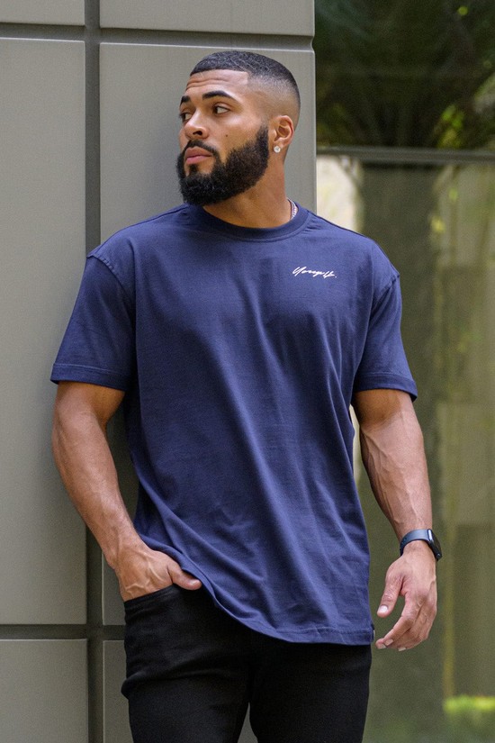 Camisas Youngla 408 Autobiography Hombre Azules | OIGPWTX-71