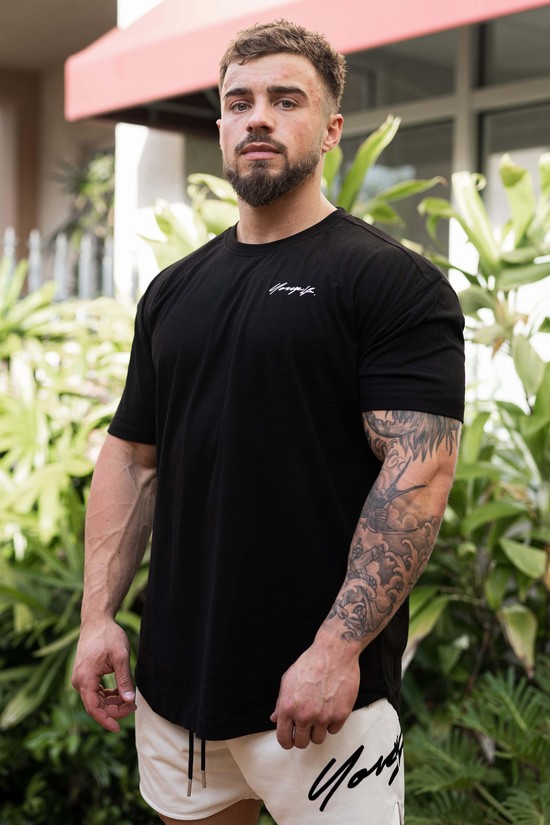 Camisas Youngla 408 Autobiography Hombre Negras | OYURJTM-50