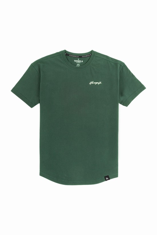 Camisas Youngla 408 Autobiography Hombre Verde | XSODJIV-40