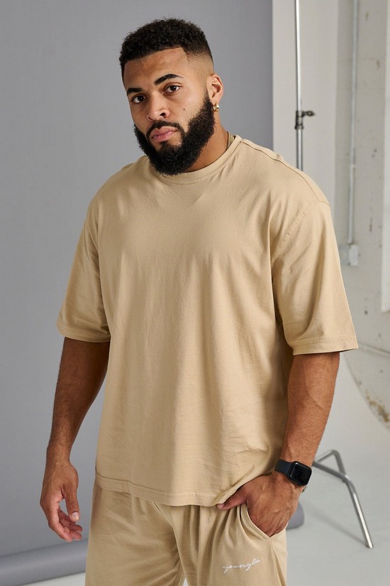 Camisas Youngla 415 Earthy Pump Cover Hombre Beige | IOBCLRV-71