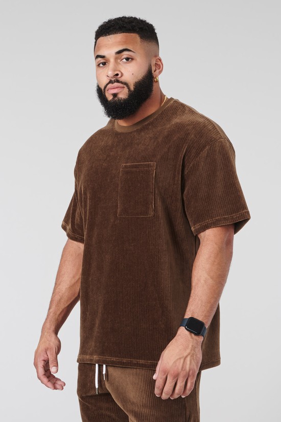 Camisas Youngla 419 Cord Colección Hombre Cafe | LKQHAMB-53