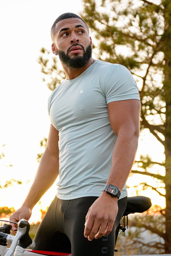 Camisas Youngla 423 Zephyr Compression Sleeve Hombre Gris | WCLKQYX-39