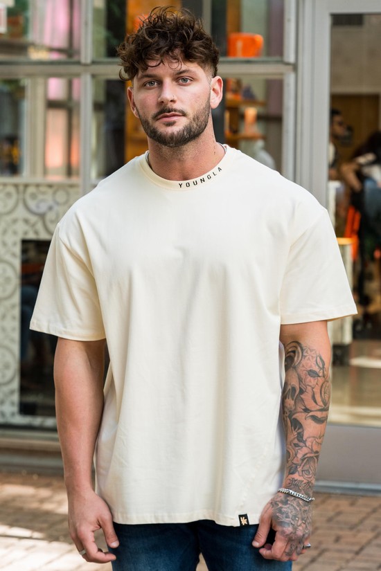 Camisas Youngla 429 Trademark Hombre Beige | IBFCTLQ-07