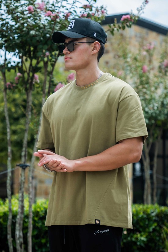 Camisas Youngla 429 Trademark Hombre Verde | IVUXCZH-70