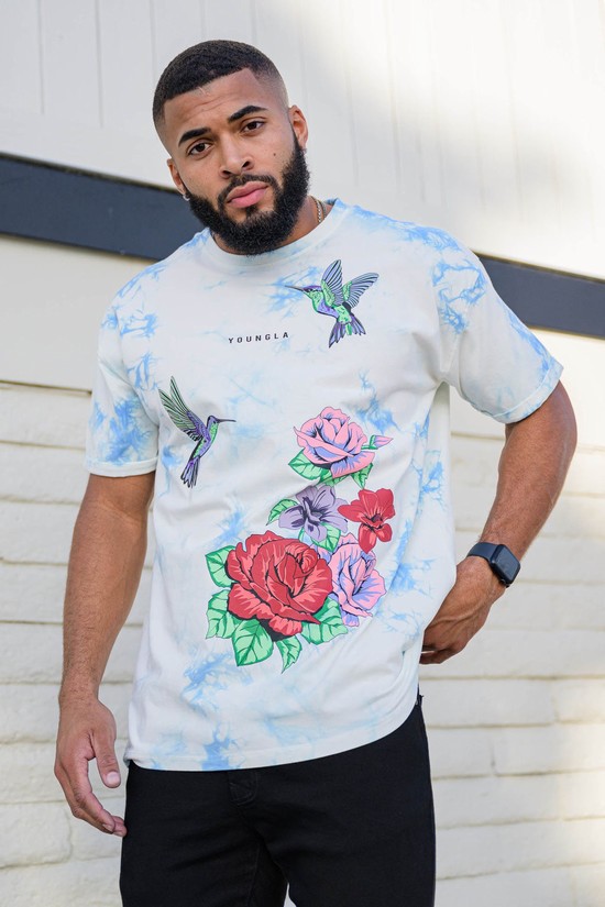 Camisas Youngla 432 The Good Life Hombre Blancas Azules | KUCVDGJ-53