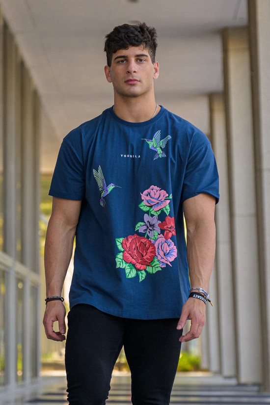 Camisas Youngla 432 The Good Life Hombre Azules | SEFRIPU-47