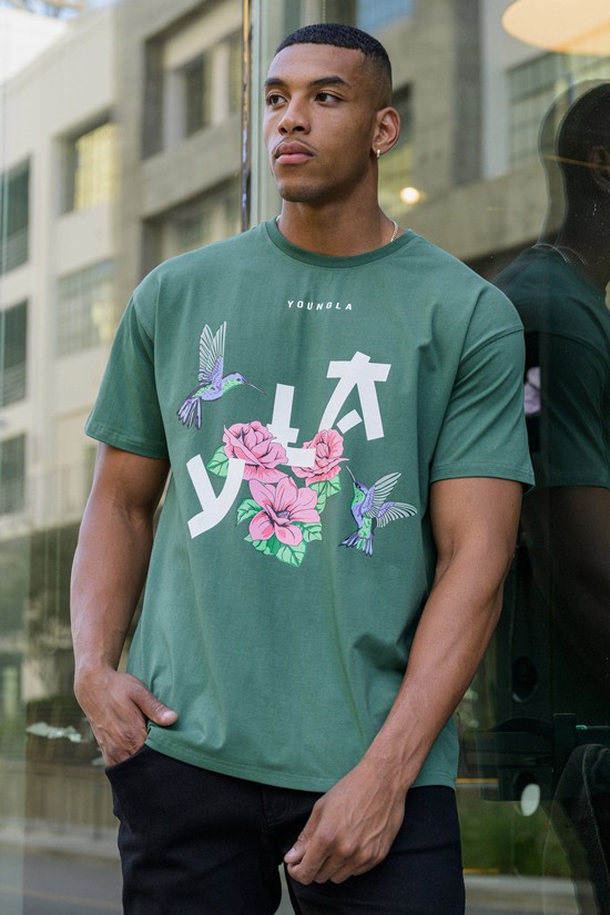 Camisas Youngla 433 The Zen Hombre Verde | OVBURIM-61