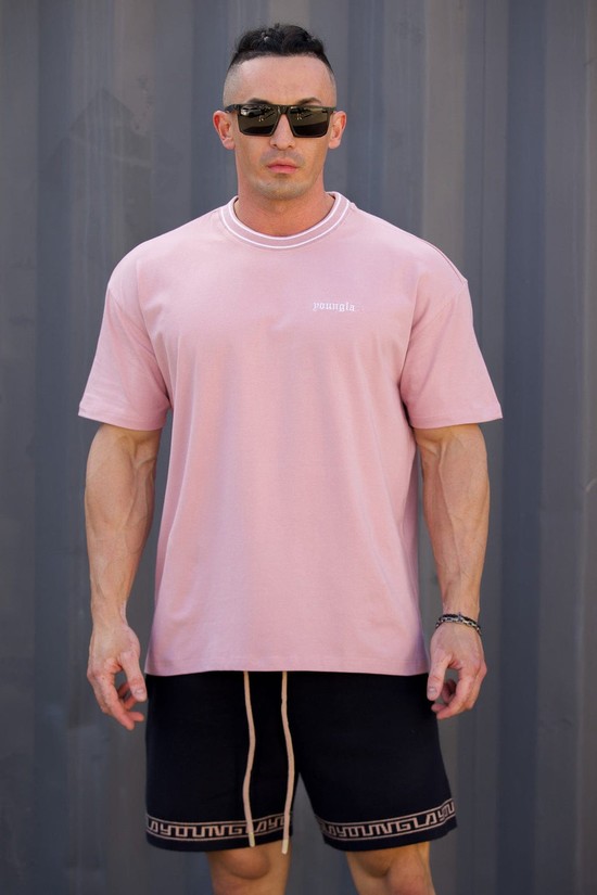 Camisas Youngla 435 Modern Noble Hombre Rosas | HCLSEIJ-51