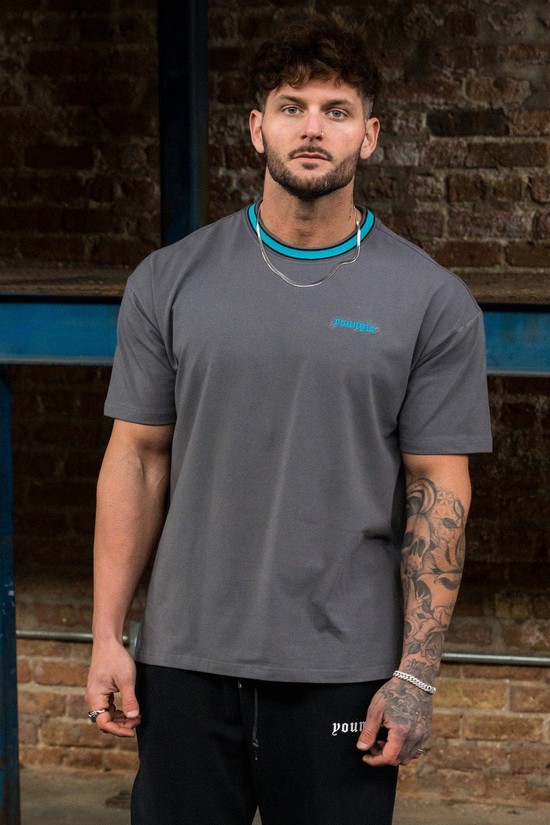 Camisas Youngla 435 Modern Noble Hombre Gris | MYDSQRE-83