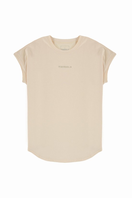Camisas Youngla 446 Rambo Hombre Beige | SORMXVG-39