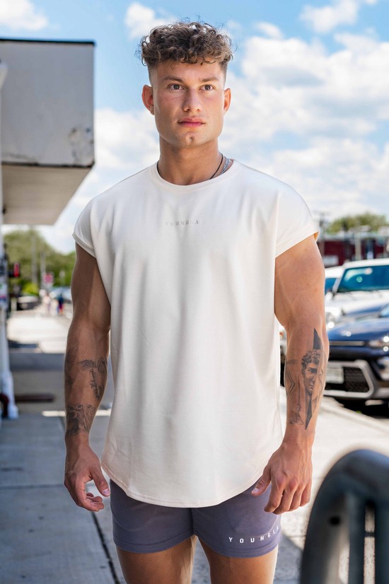 Camisas Youngla 446 Rambo Hombre Blancas | YFZJHQR-50