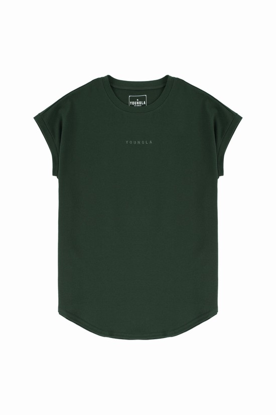 Camisas Youngla 446 Rambo Hombre Verde | JGKQWPF-45