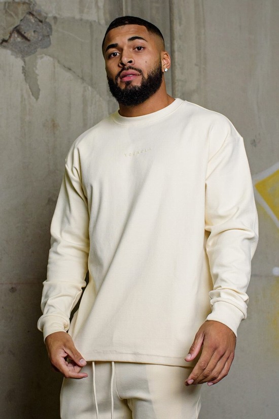 Camisas Youngla 450 Cloud Foam Long Sleeves Hombre Blancas | DFUVQWT-03