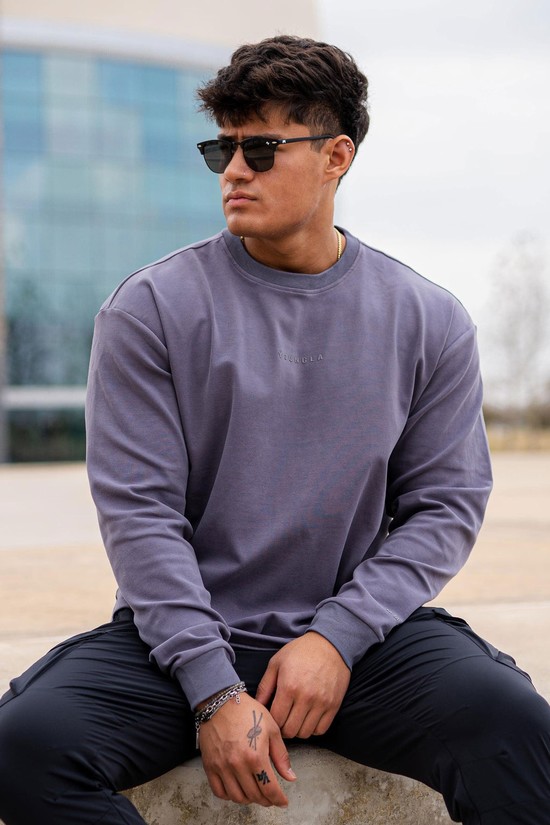 Camisas Youngla 450 Cloud Foam Long Sleeves Hombre Gris | VQUSECK-65