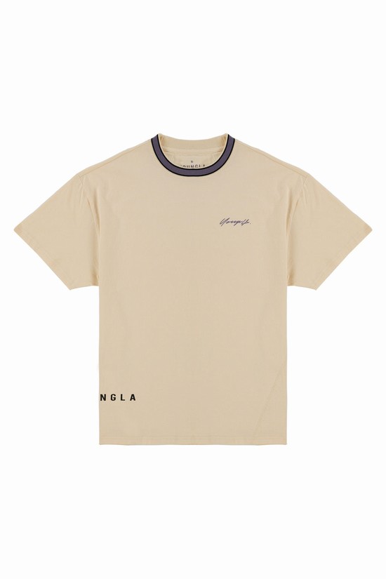 Camisas Youngla 451 Noble Hombre Beige | DTZLCIF-41