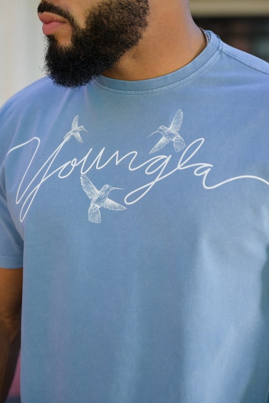 Camisas Youngla 452 The Flock Hombre Azules | ZQEMLWN-06