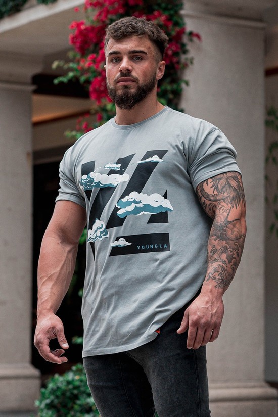Camisas Youngla 452 The Flock Hombre Gris | CGEDNFU-52
