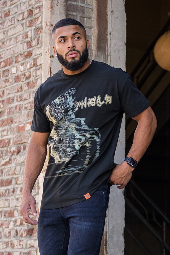 Camisas Youngla 452 The Flock Hombre Negras | XWFDYAE-71