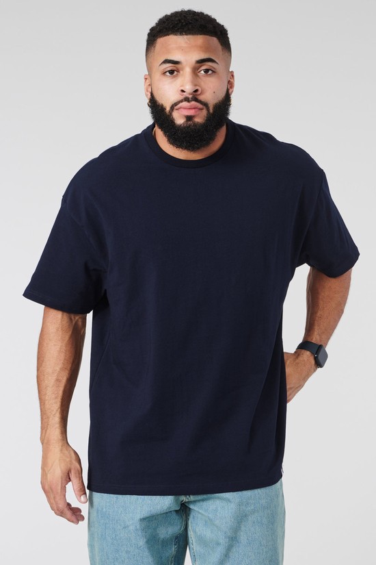 Camisas Youngla 458 Duo Splatter Hombre Azul Marino | QHPLWJG-23