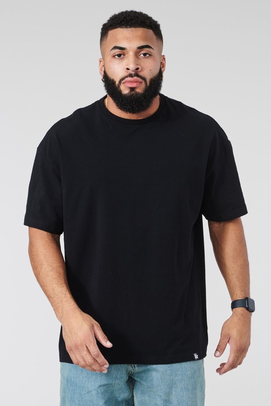 Camisas Youngla 458 Duo Splatter Hombre Negras | RYDVZBF-37