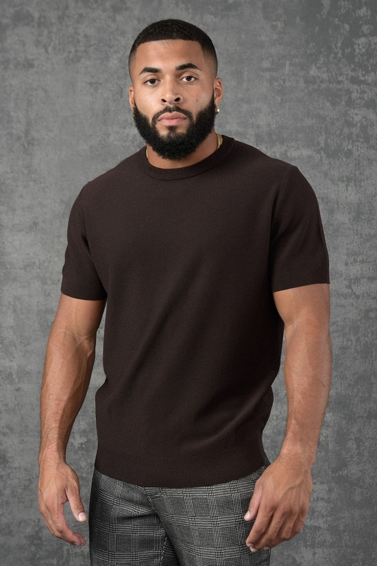 Camisas Youngla 460 Classy De Punto Hombre Gris | PWDOLKA-74