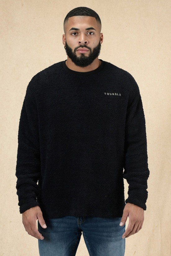 Camisas Youngla 817 Cozy Longsleeves Hombre Negras | BDPTFKU-65