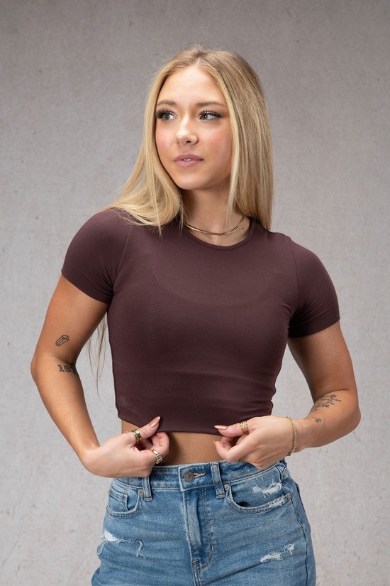 Camisas Youngla W406 Fitted Foam Mujer Burdeos | BPGRZDM-29