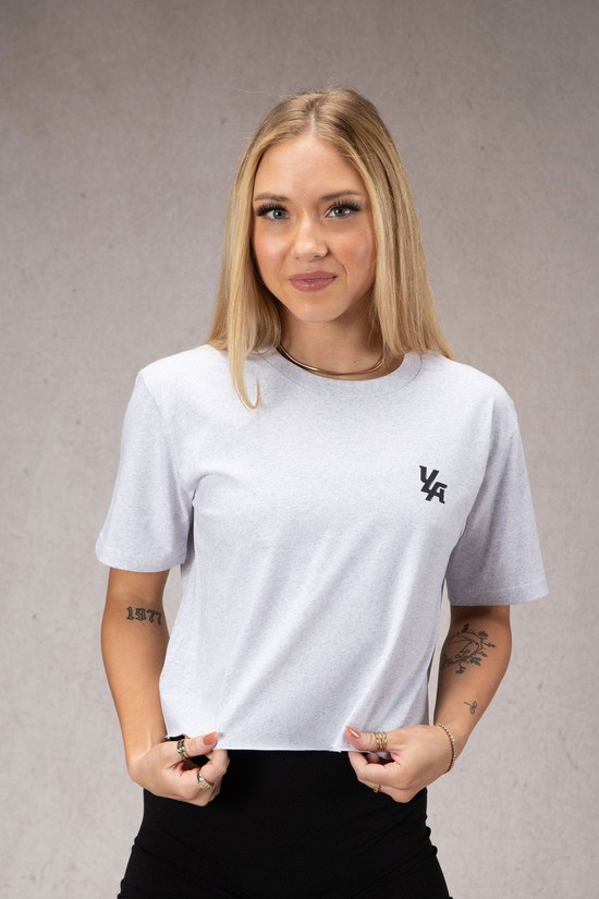 Camisas Youngla W421 Trippy Oversized Mujer Blancas | RFTHMIJ-90