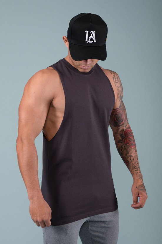 Camiseta Tirantes Youngla 317 Delt Hombre Moradas | JDQGEAI-47