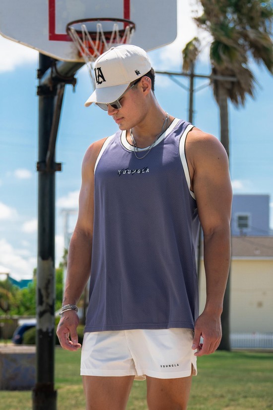 Camiseta Tirantes Youngla 330 Mvp Jerseys Hombre Moradas | TSRILGW-70