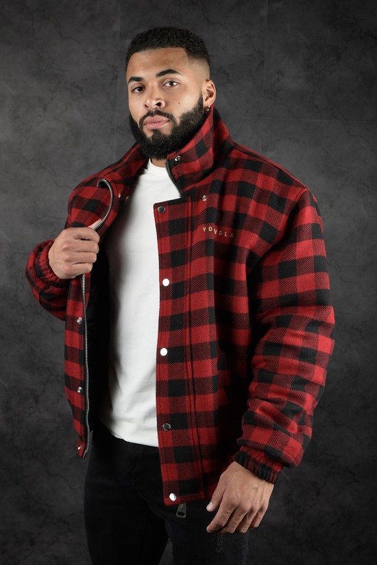 Chaquetas Youngla 563 Kingpins Hombre Rojas | SGUWZYL-19