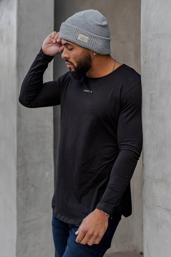 Gorros Youngla 929 Cuffed Hombre Gris | UTGRBMO-59