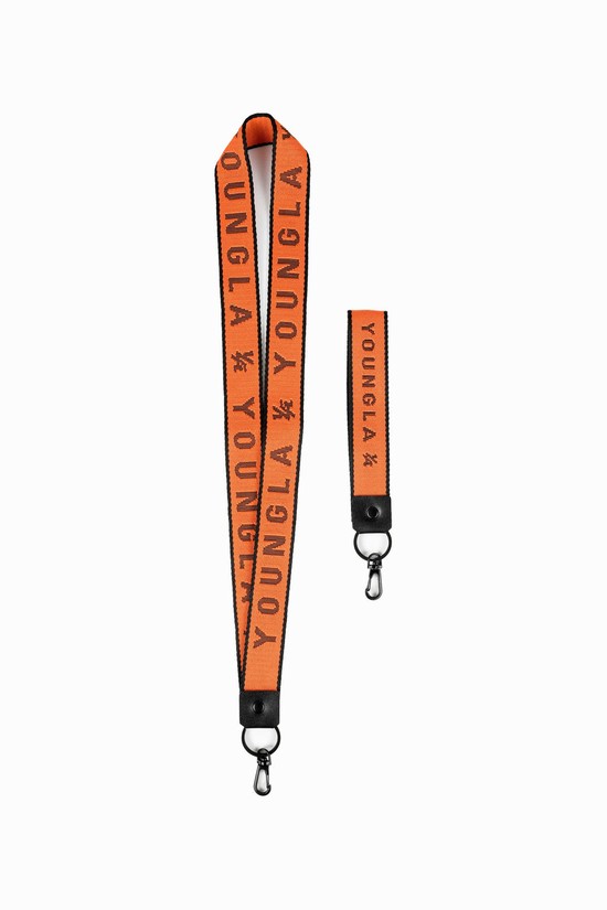 Llavero Youngla 930 + Lanyard Set Hombre Naranjas | FPSLZMN-74