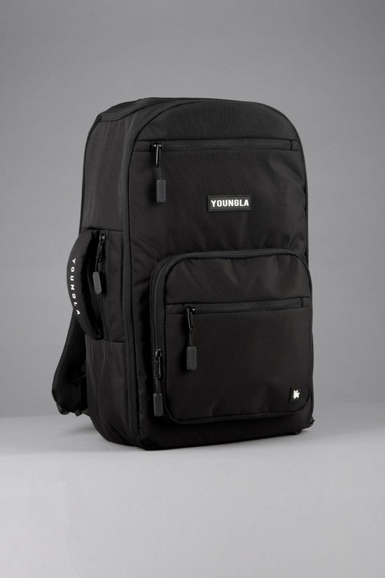 Mochilas Youngla 730 Expedition Hombre Negras | TECHGFN-75