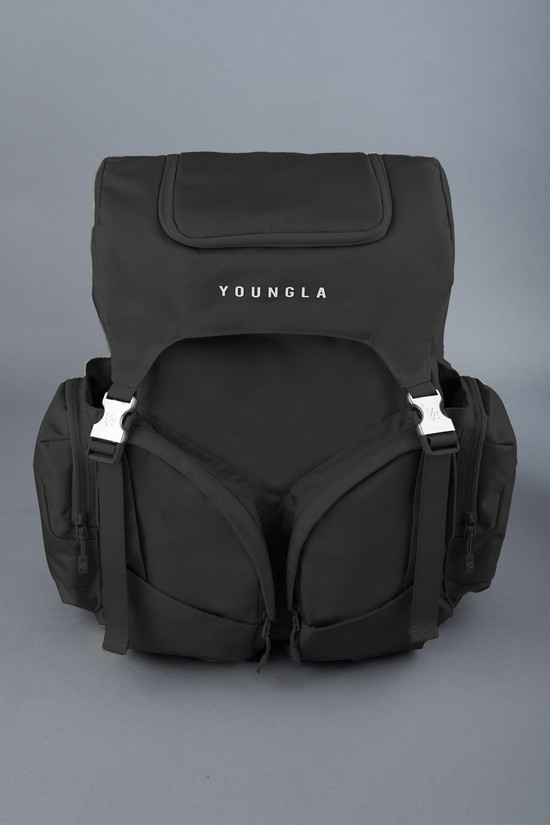 Mochilas Youngla 731 Grand Tour Hombre Negras | MPKBHXL-82
