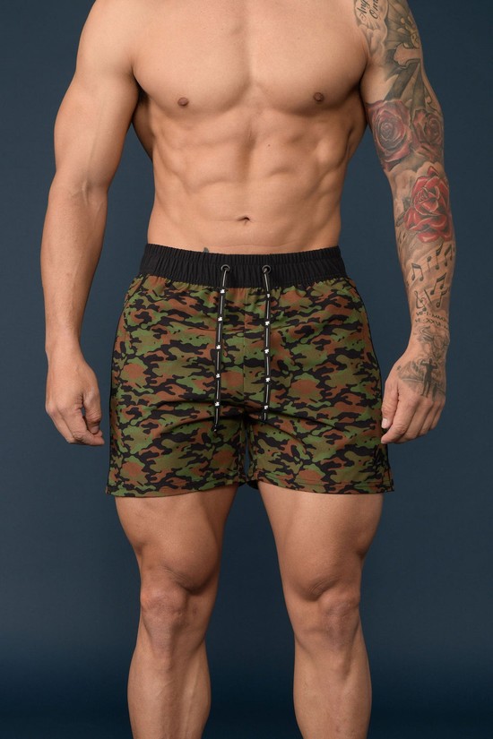 Pantalones Cortos Youngla 101 Bodybuilding Hombre Multicolor | WHPYUSM-30