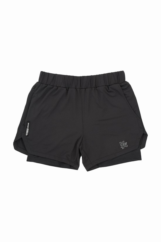 Pantalones Cortos Youngla 105 Compression 2.0 Hombre Negras | RDMGEST-59