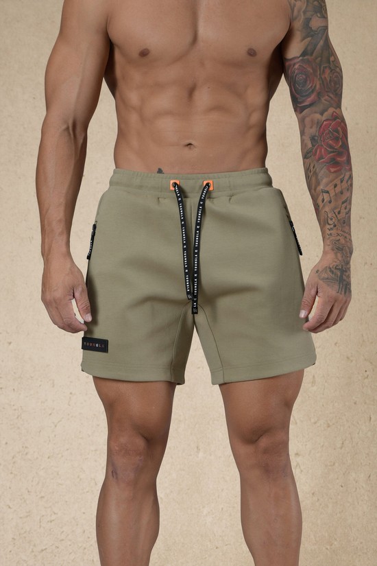Pantalones Cortos Youngla 108 Elevate Hombre Verde Claro | CEXRASU-74