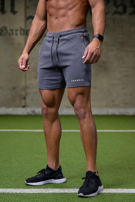 Pantalones Cortos Youngla 118 The Perfect Hombre Gris | CRODEUK-07