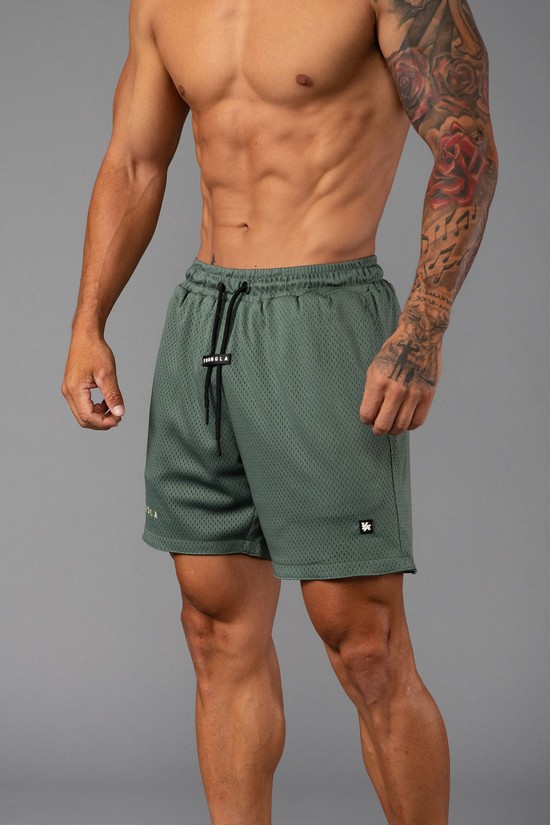 Pantalones Cortos Youngla 130 Essential Basketball Hombre Gris | CNUKXZO-76