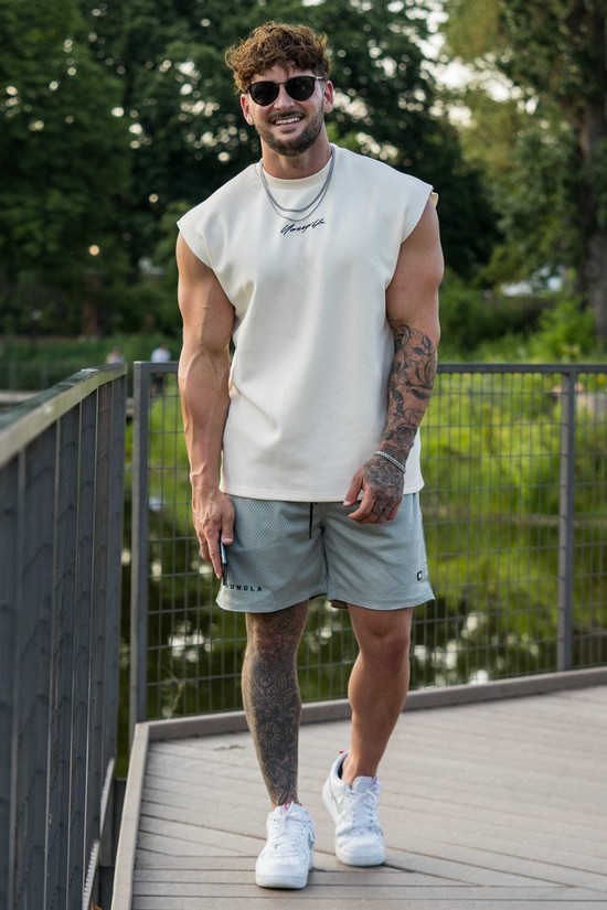 Pantalones Cortos Youngla 130 Essential Basketball Hombre Gris | SWLEYFN-97